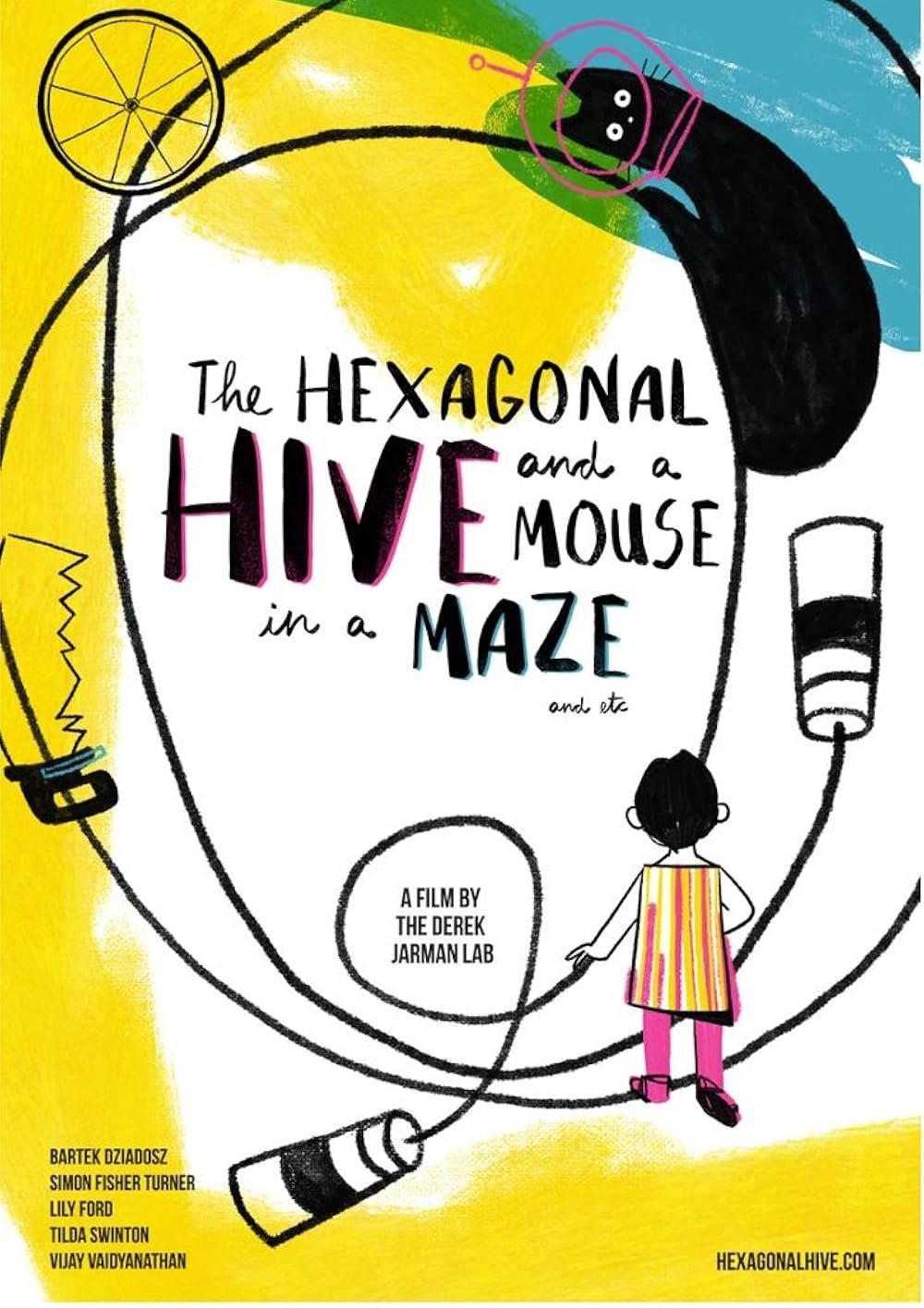 Постер The Hexagonal Hive and a Mouse in a Maze